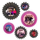 Blackpink Paper Fans - Set of 6 THEME PARTIES Pretty UR Party