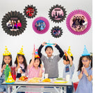 Blackpink Paper Fans - Set of 6 THEME PARTIES Pretty UR Party