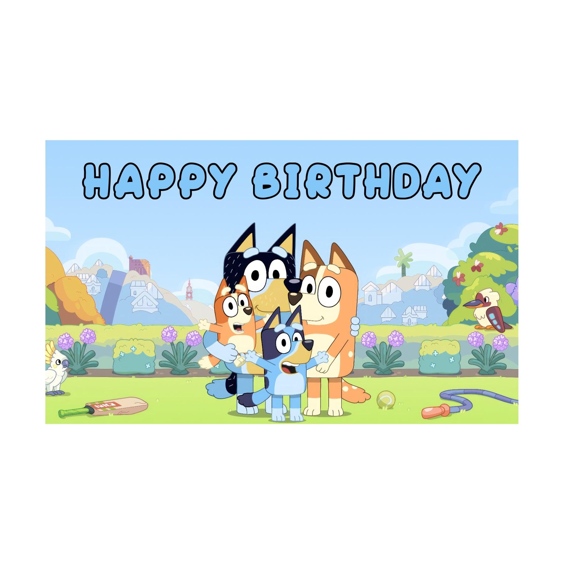 Bluey Theme Backdrop THEME PARTIES Pretty UR Party