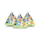Bluey theme Caps - Pack of 10 THEME PARTIES Pretty UR Party