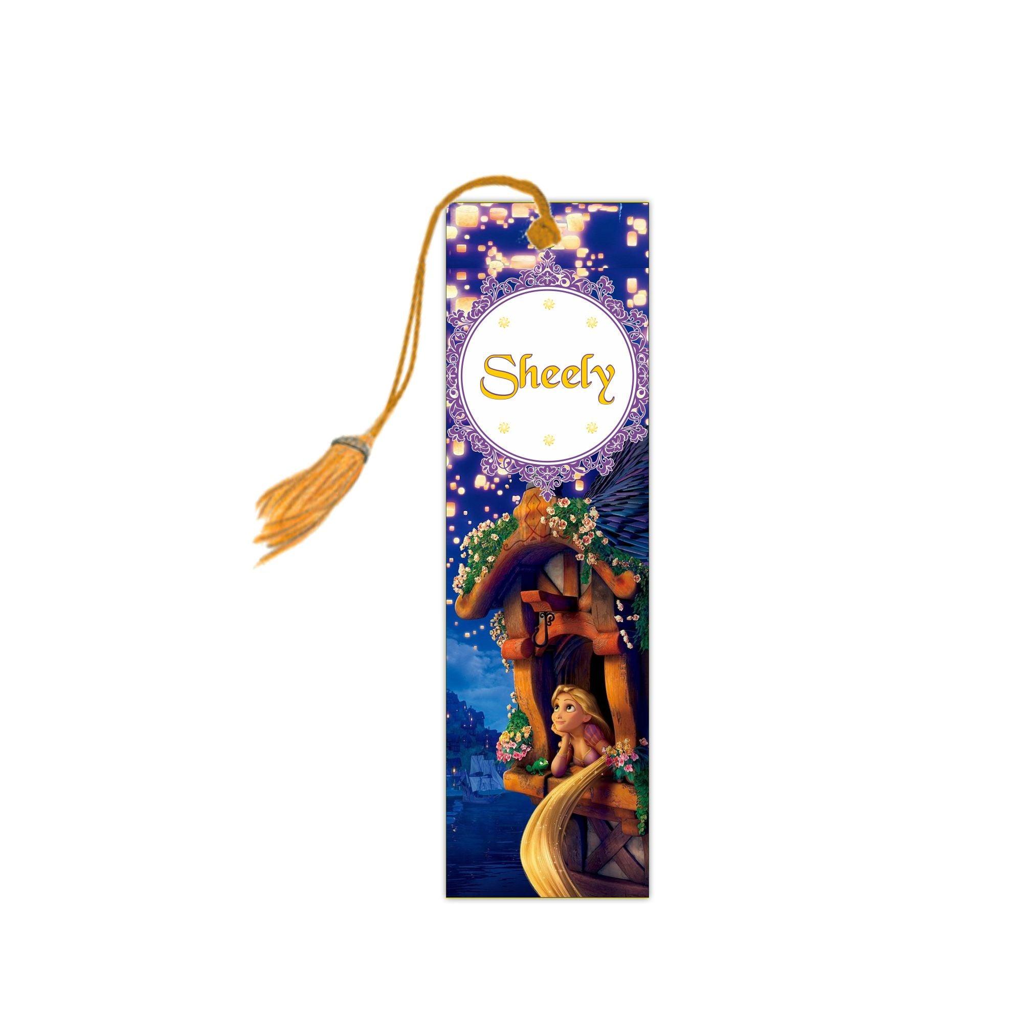 Tangled / Rapunzel Bookmarks PERSONALISED Pretty UR Party