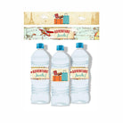 Travel Theme Water Bottle Labels THEME PARTIES Pretty UR Party