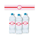 Girly Giraffe  Water Bottle Labels THEME PARTIES Pretty UR Party