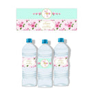 Carousel Water Bottle Labels THEME PARTIES Pretty UR Party