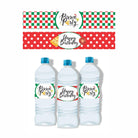 Pizza Party Theme Water Bottle Labels THEME PARTIES Pretty UR Party