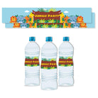 Jungle Water Bottle Labels THEME PARTIES Pretty UR Party