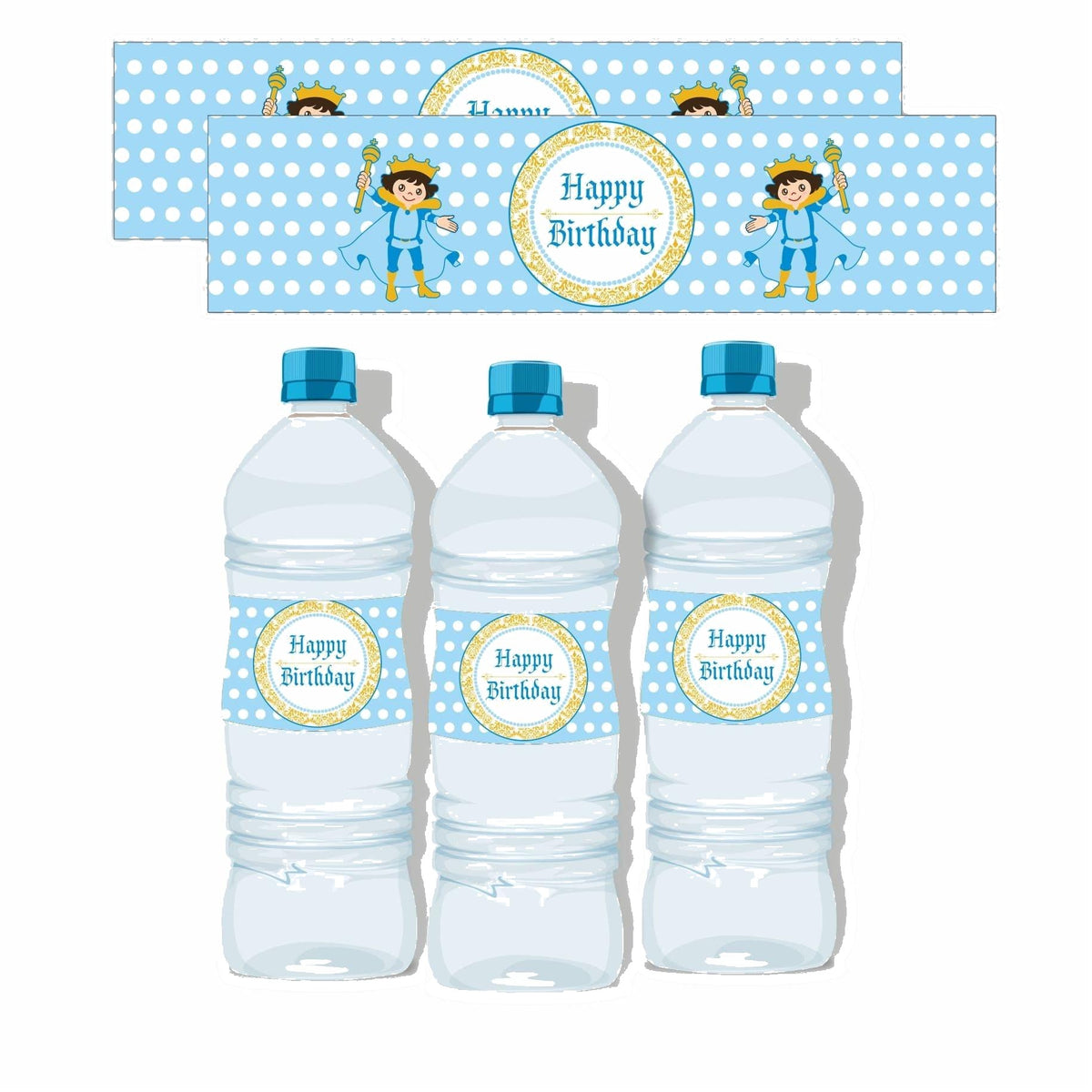 Prince Water Bottle Labels