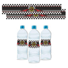 Race Car Party Water Bottle Labels THEME PARTIES Pretty UR Party