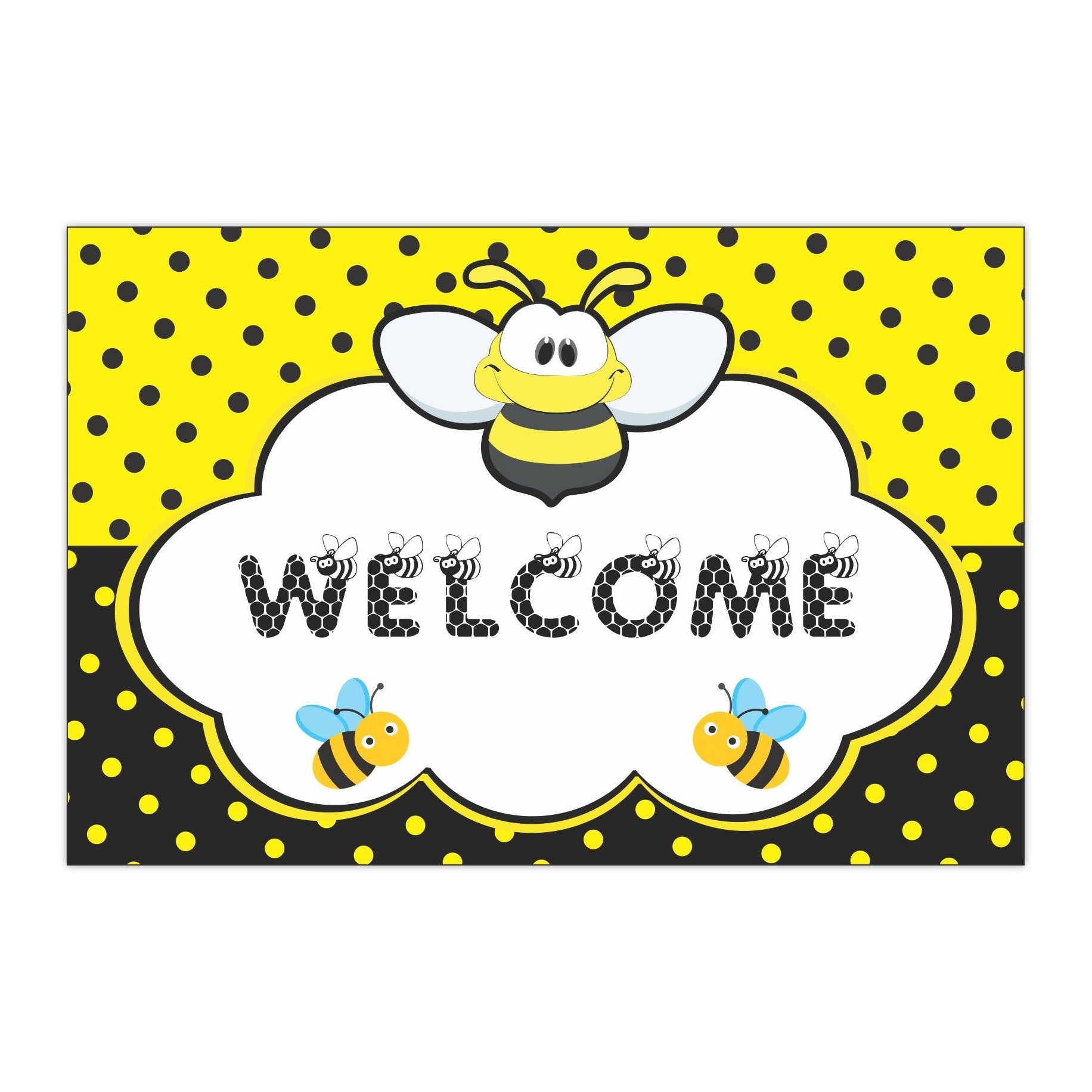 Bumble Bee Entrance Banner / Door Sign THEME PARTIES Pretty UR Party