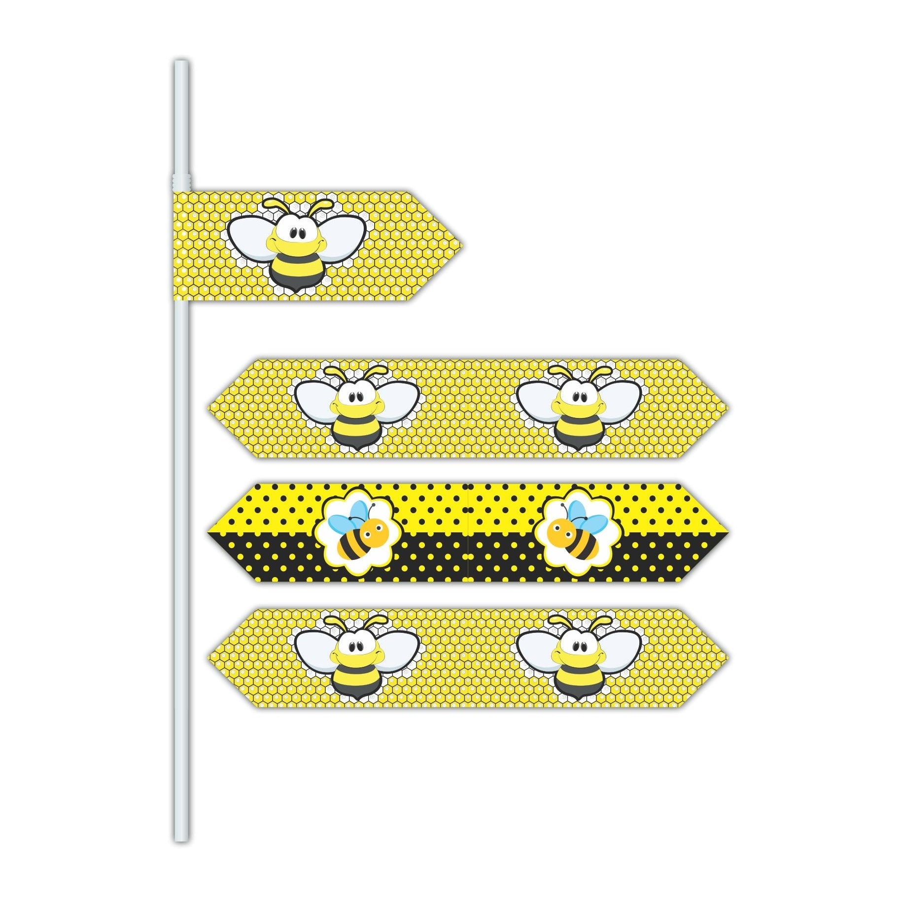 Bumble Bee Drink Straws THEME PARTIES Pretty UR Party