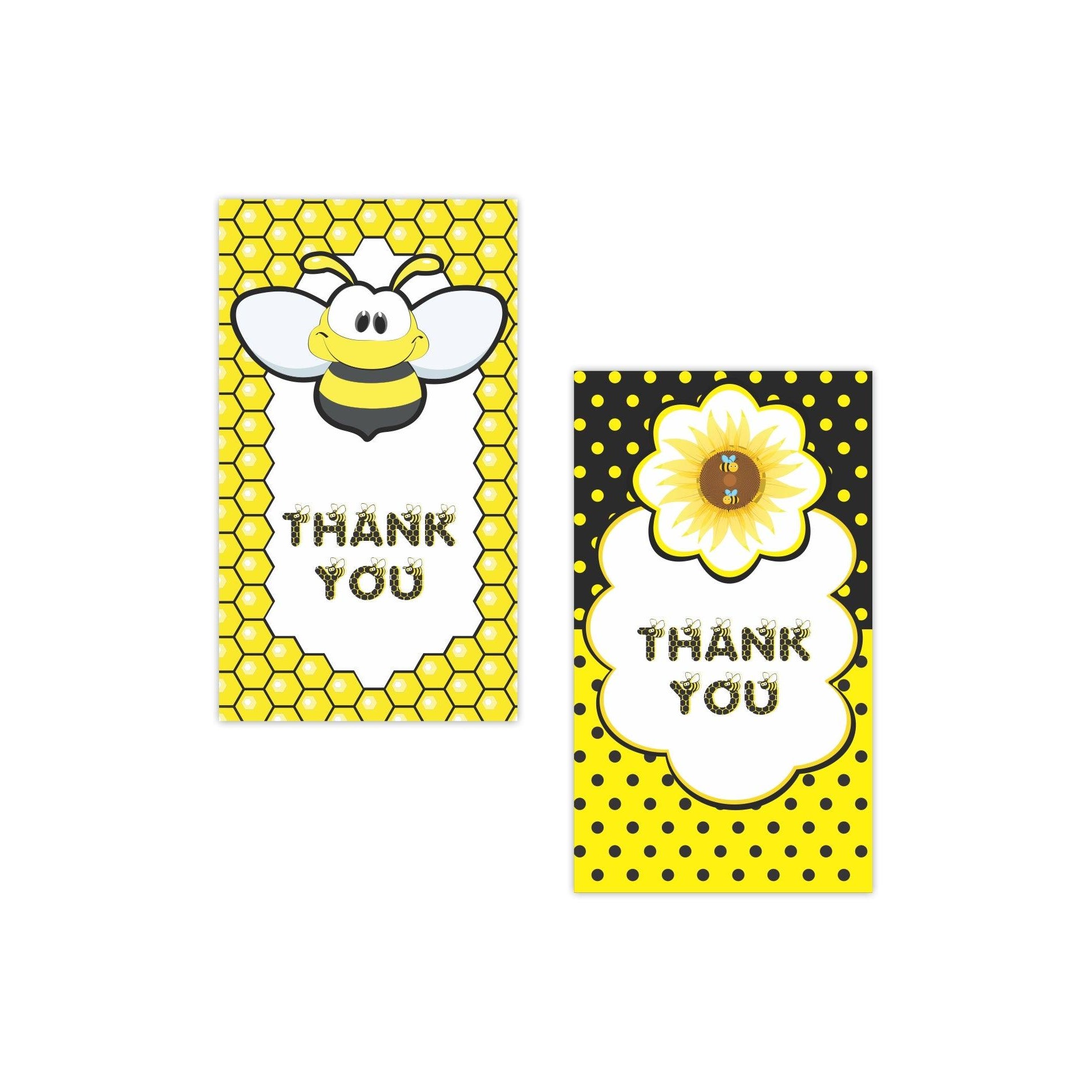 Bumble Bee Thank you Tags THEME PARTIES Pretty UR Party