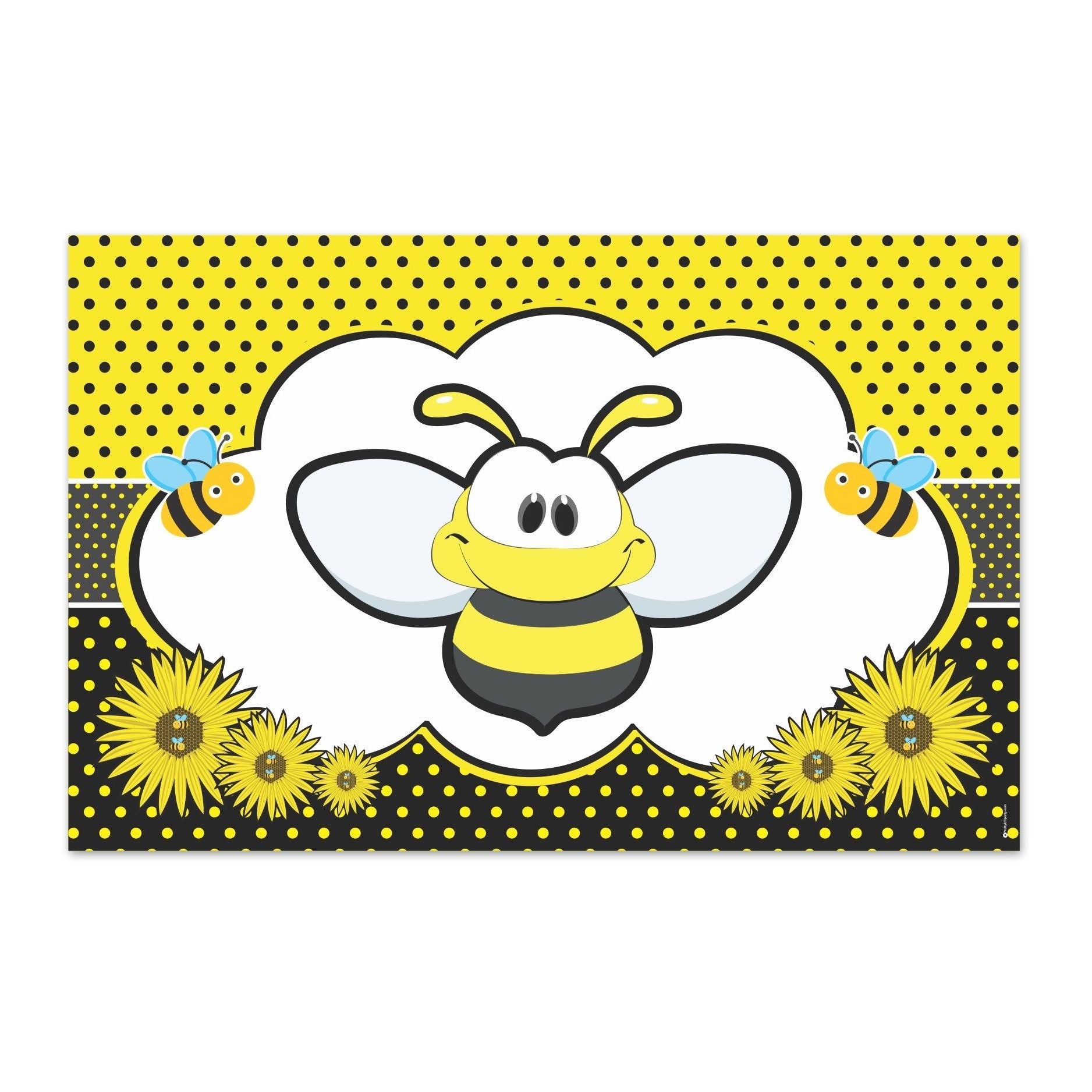 Bumble Bee Table Mats THEME PARTIES Pretty UR Party