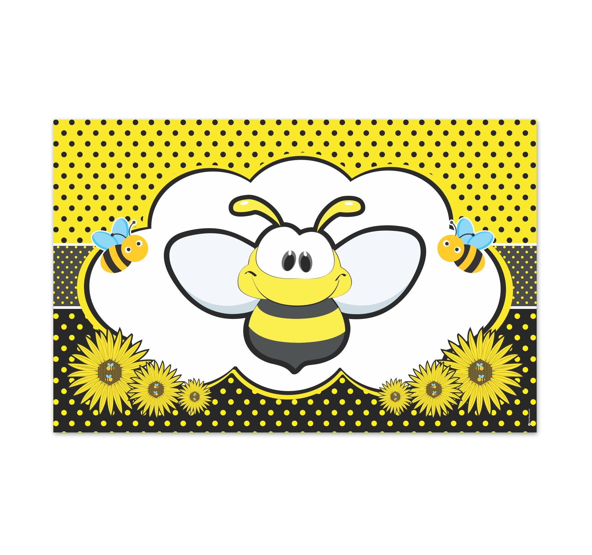 Bumble Bee Table Mats THEME PARTIES Pretty UR Party