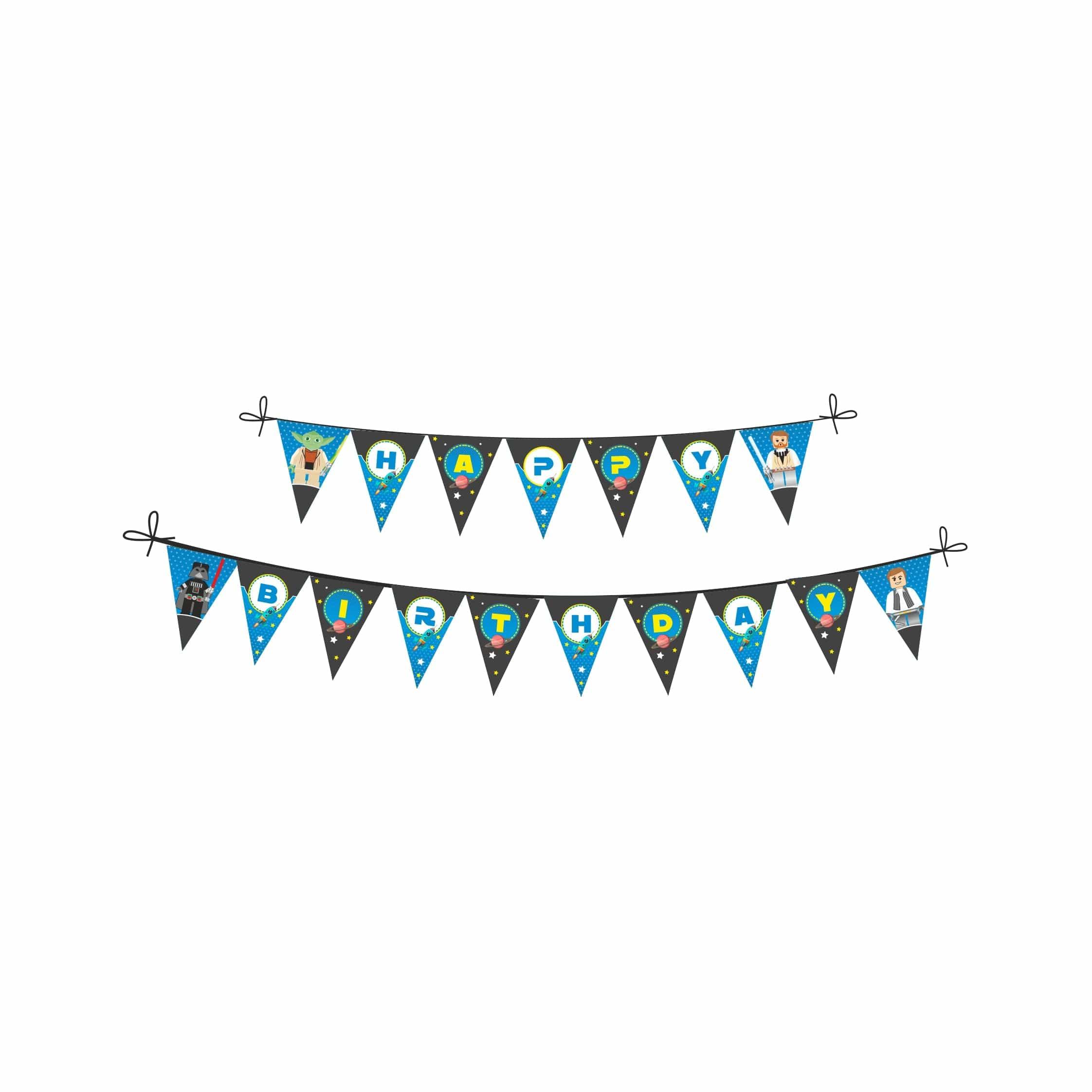Star Wars Inspired Bunting THEME PARTIES Pretty UR Party