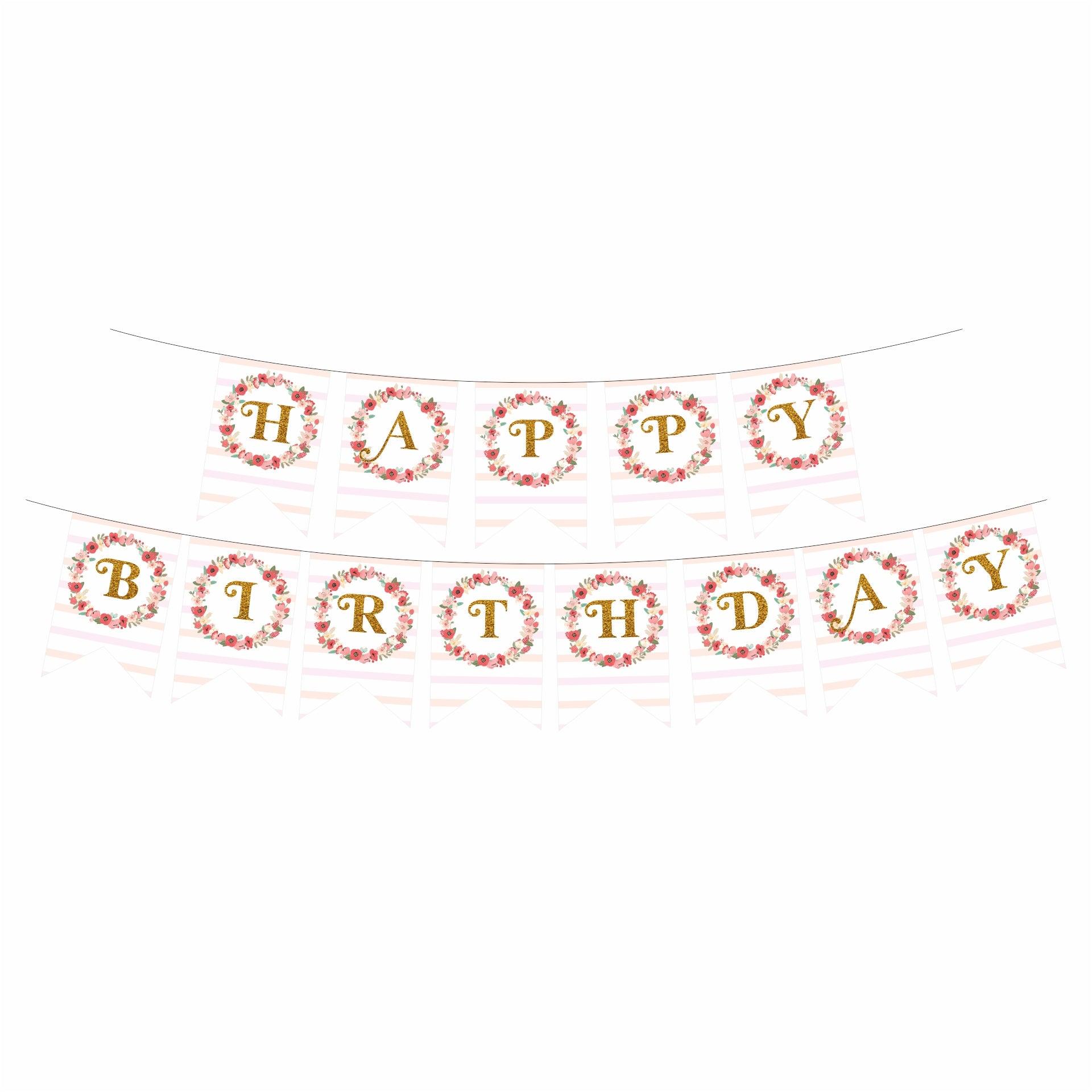 Fun To Be One Theme Bunting DECORATIONS Pretty UR Party