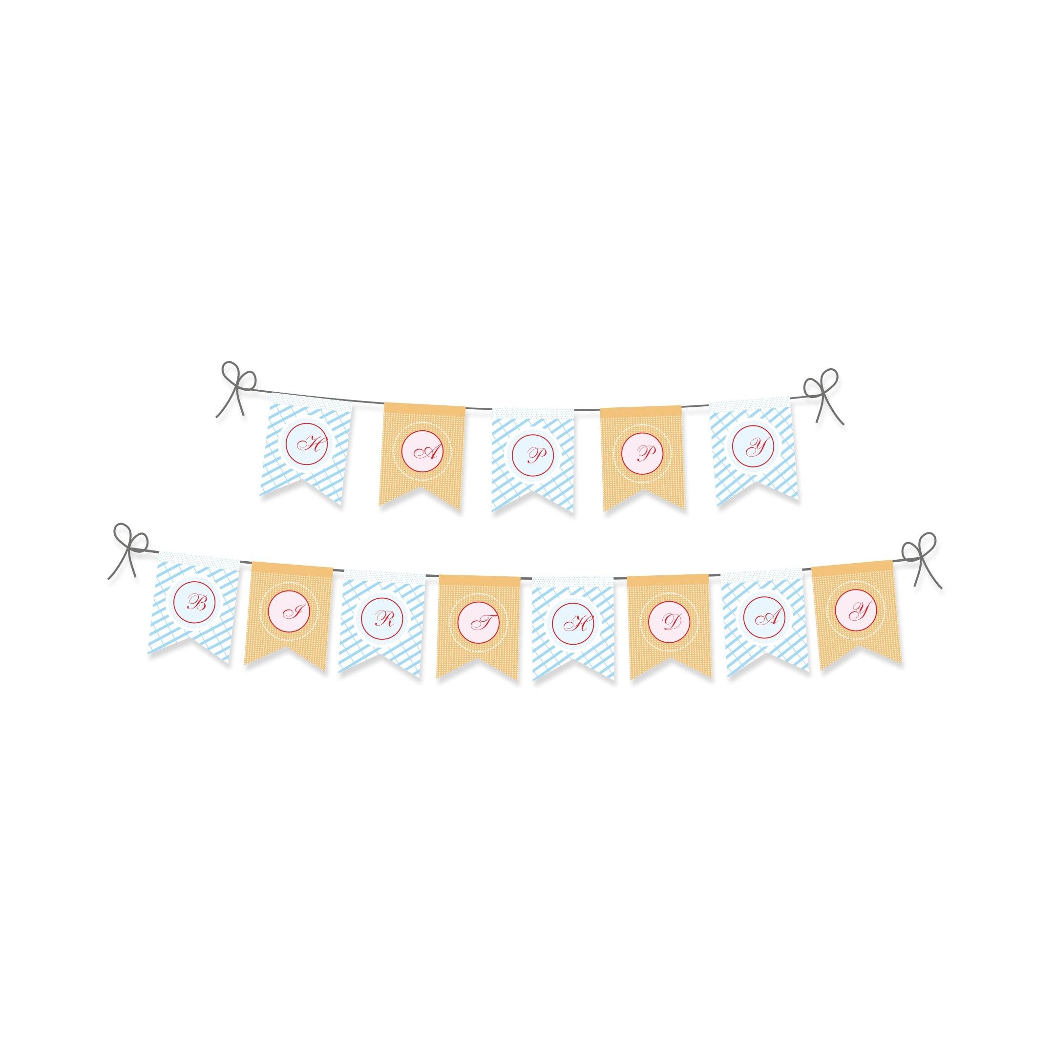 Little Wrangler Bunting THEME PARTIES Pretty UR Party