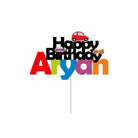 Colorful Cars Theme Cake Topper HANDCRAFTED Pretty UR Party