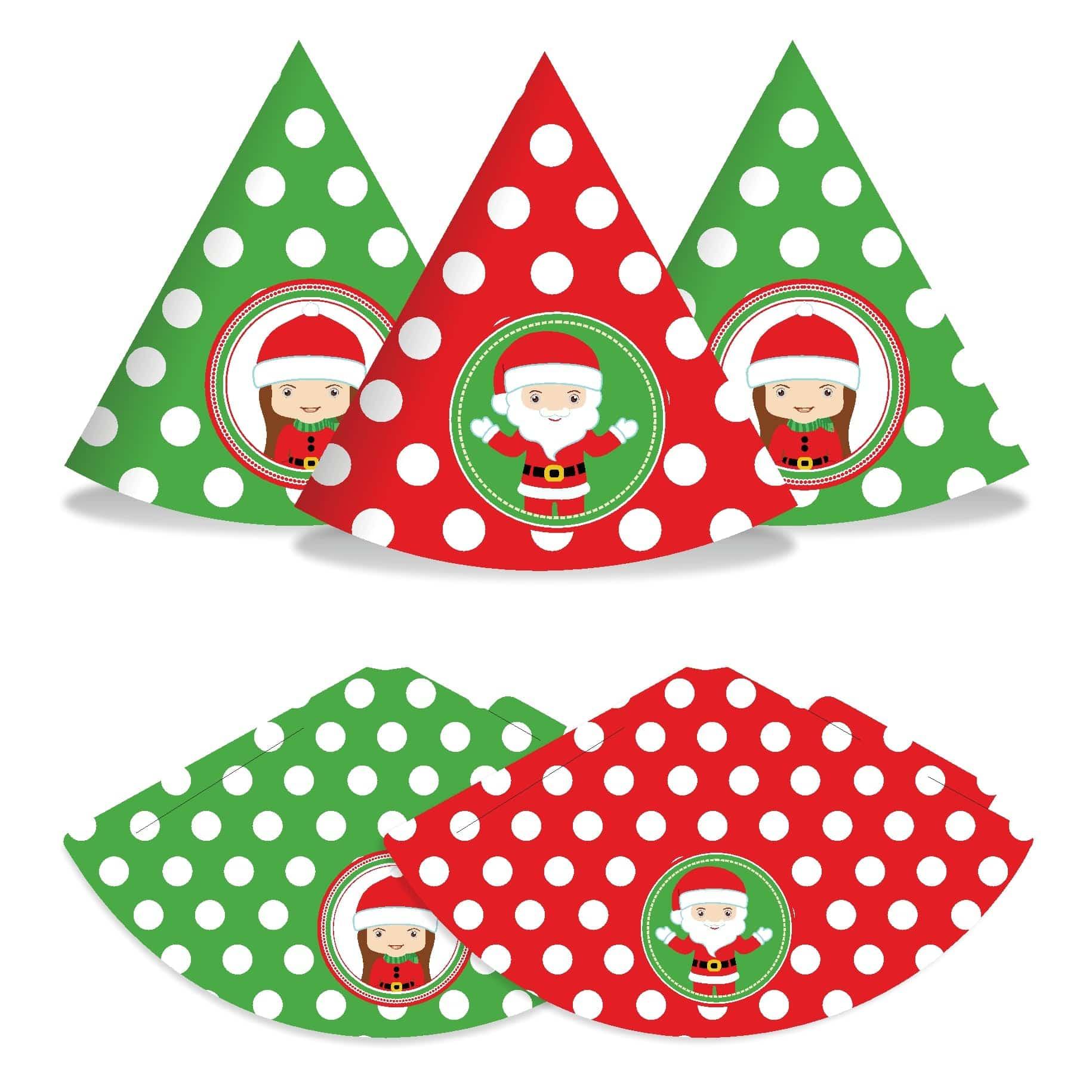 Santa's Friends Caps - Pack of 10 ALL PARTY SUPPLIES Pretty UR Party