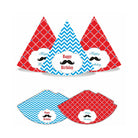 Moustache Hats - Pack of 10 THEME PARTIES Pretty UR Party