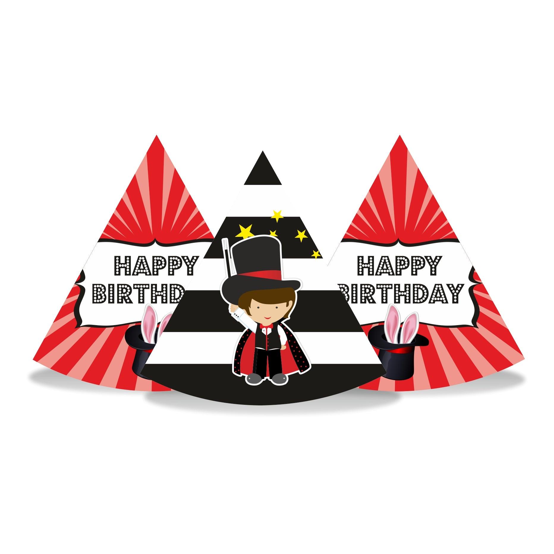 Magic Theme Hats - Pack of 10 THEME PARTIES Pretty UR Party