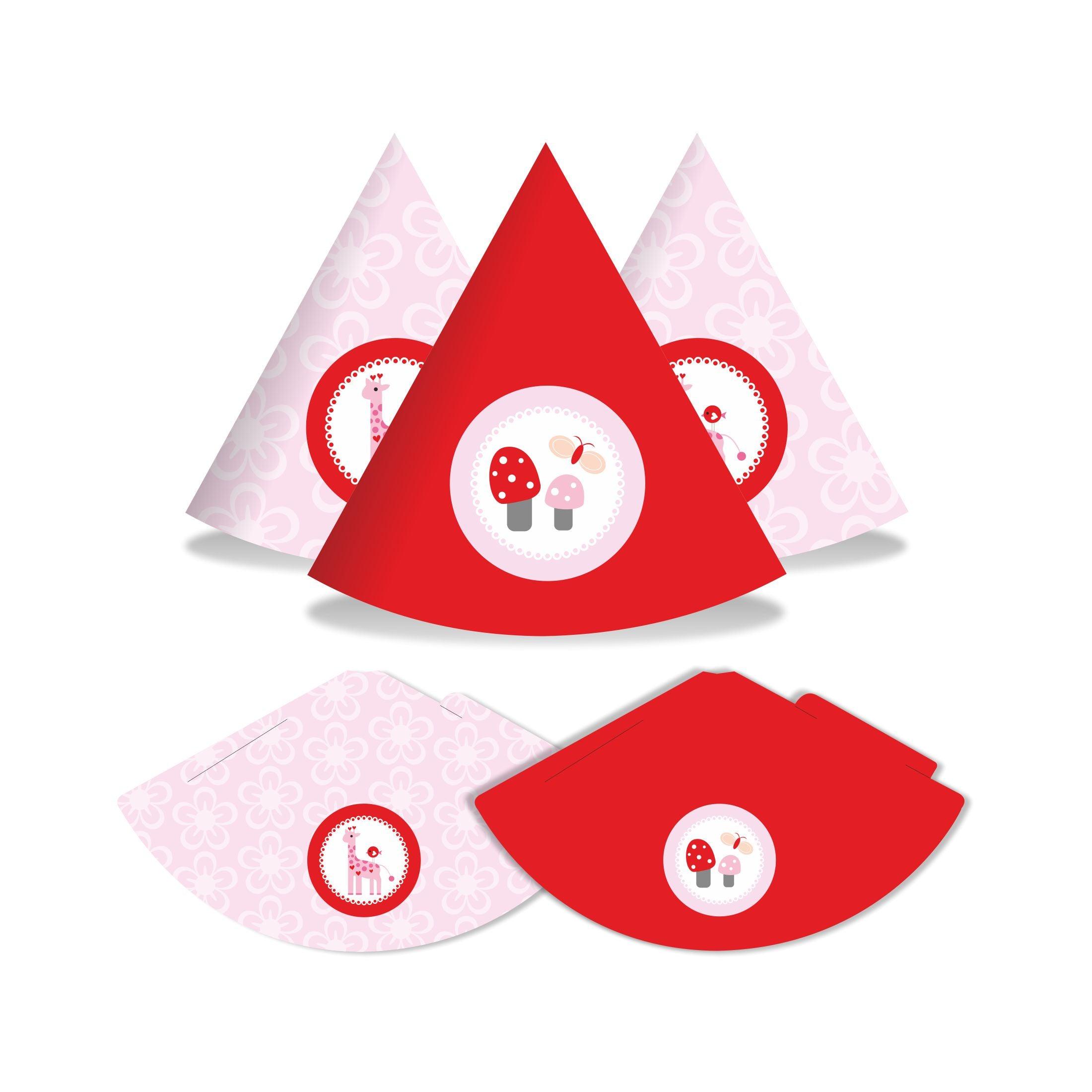 Girly Giraffe Hats - Pack of 10 THEME PARTIES Pretty UR Party