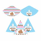 Milk and Cookies Theme Caps - Pack of 10 THEME PARTIES Pretty UR Party