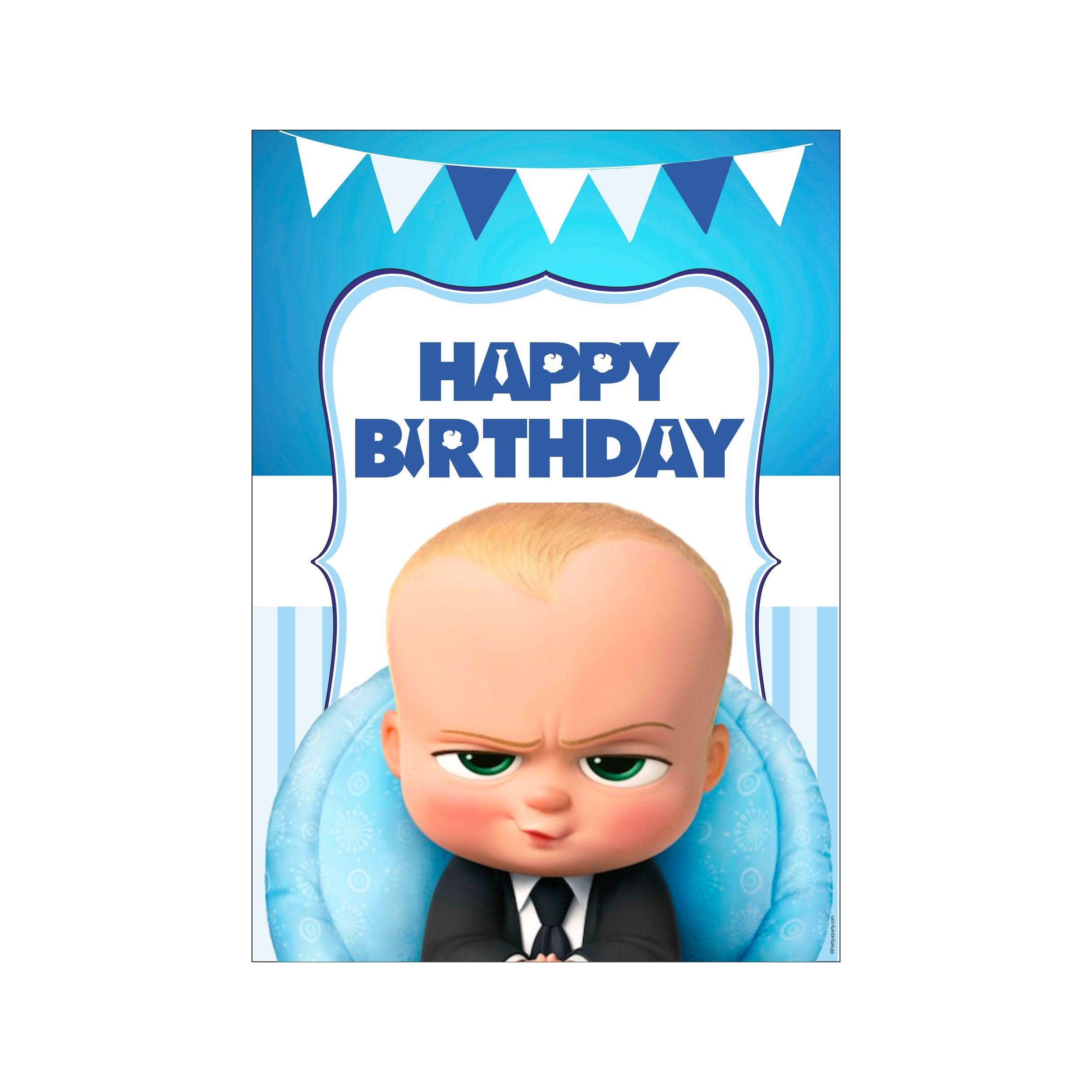 Boss Baby Theme Centerpieces - Pack of 2 THEME PARTIES Pretty UR Party