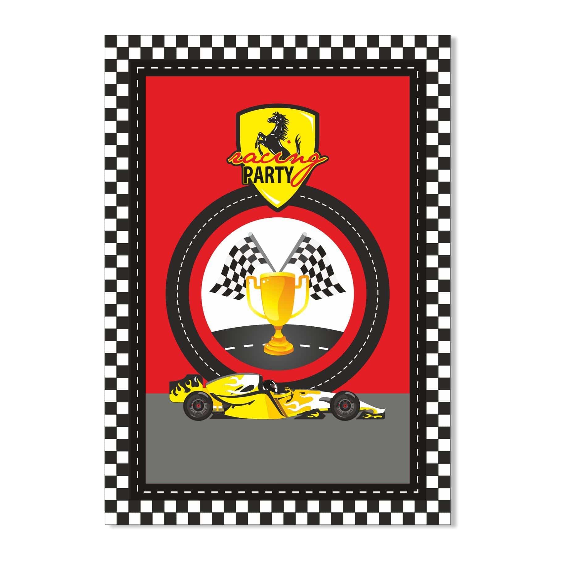 Race Car Party Centerpieces - Pack of 2 THEME PARTIES Pretty UR Party