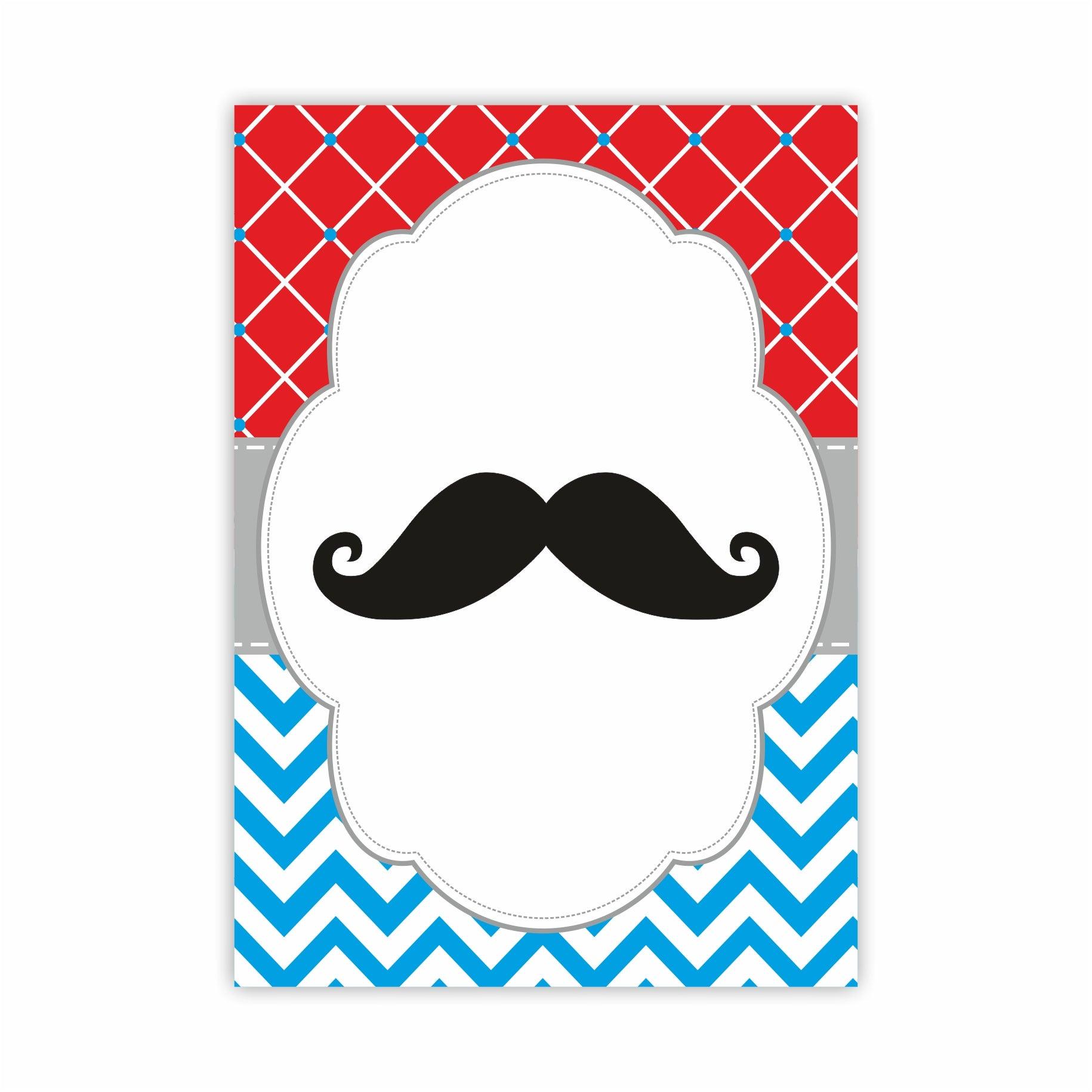 Moustache Centerpieces - Pack of 2 THEME PARTIES Pretty UR Party