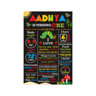 The Hungry Caterpillar Chalkboard Poster PERSONALISED Pretty UR Party