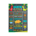 Dinosaur Theme Chalkboard Poster PERSONALISED Pretty UR Party