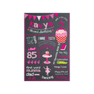 Cupcake Chalkboard Poster PERSONALISED Pretty UR Party