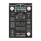 Hot Air Balloon Chalkboard Poster PERSONALISED Pretty UR Party