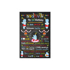 Krishna theme Chalkboard Poster PERSONALISED Pretty UR Party