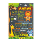 Jungle Chalkboard Poster PERSONALISED Pretty UR Party