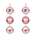 Little Chef Red Danglers THEME PARTIES Pretty UR Party