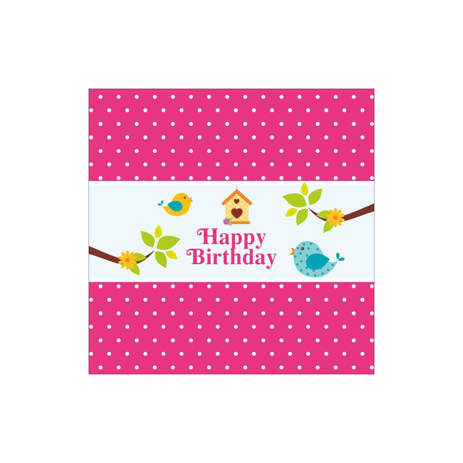 Little Bird Theme Chocolate Wrappers THEME PARTIES Pretty UR Party