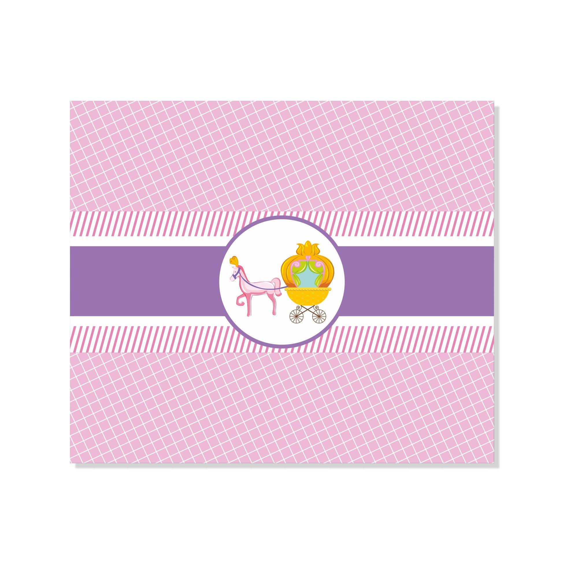 Cinderella Inspired Chocolate Wrappers THEME PARTIES Pretty UR Party