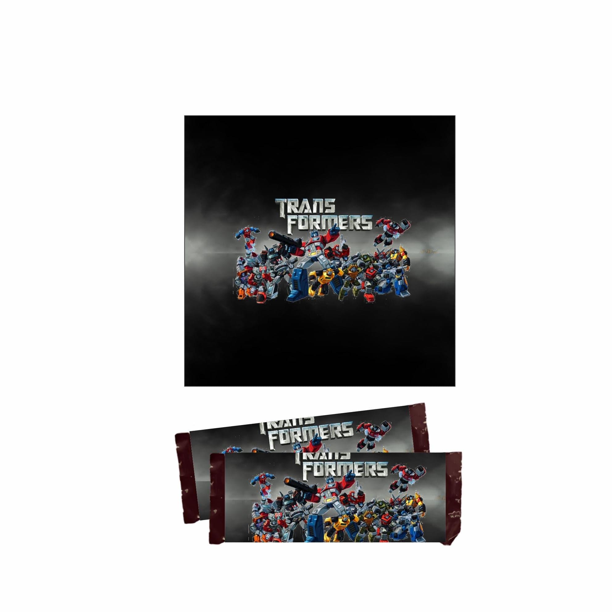 Transformers Theme Chocolate Wrappers THEME PARTIES Pretty UR Party