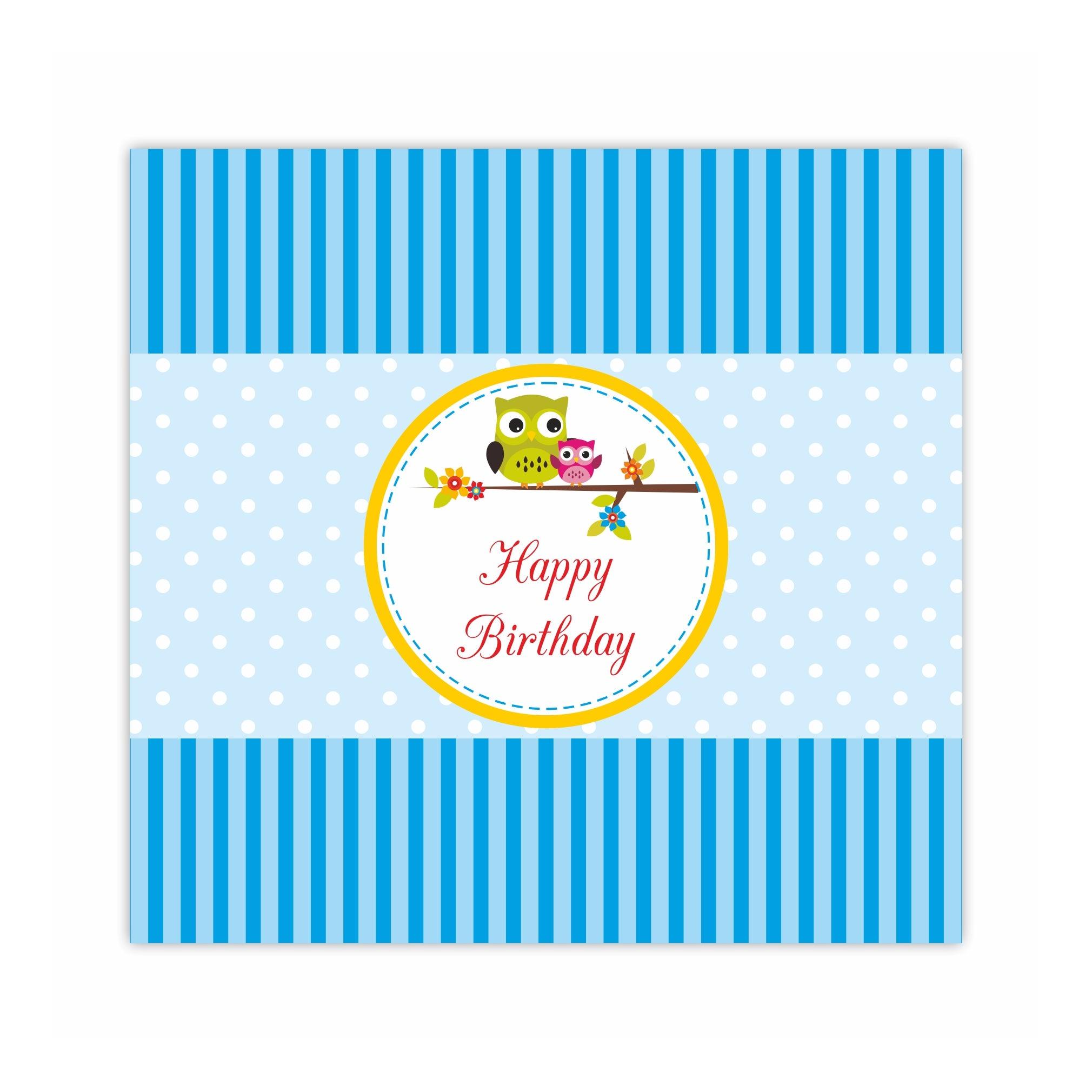 Owl Chocolate Wrappers THEME PARTIES Pretty UR Party