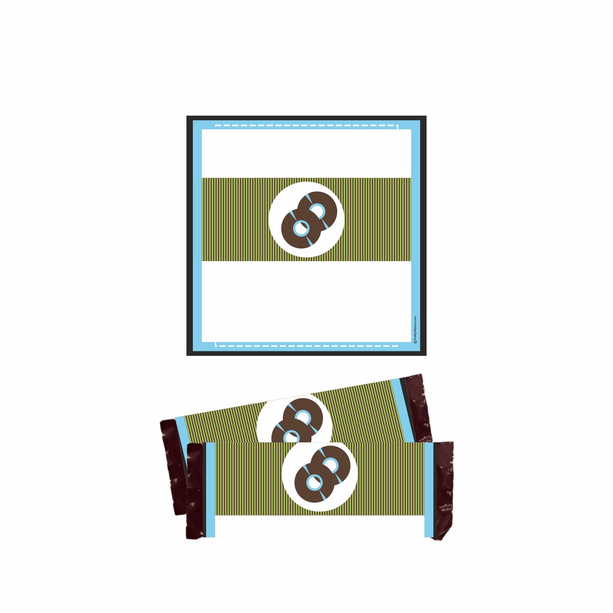 Rockstar Chocolate Wrappers THEME PARTIES Pretty UR Party