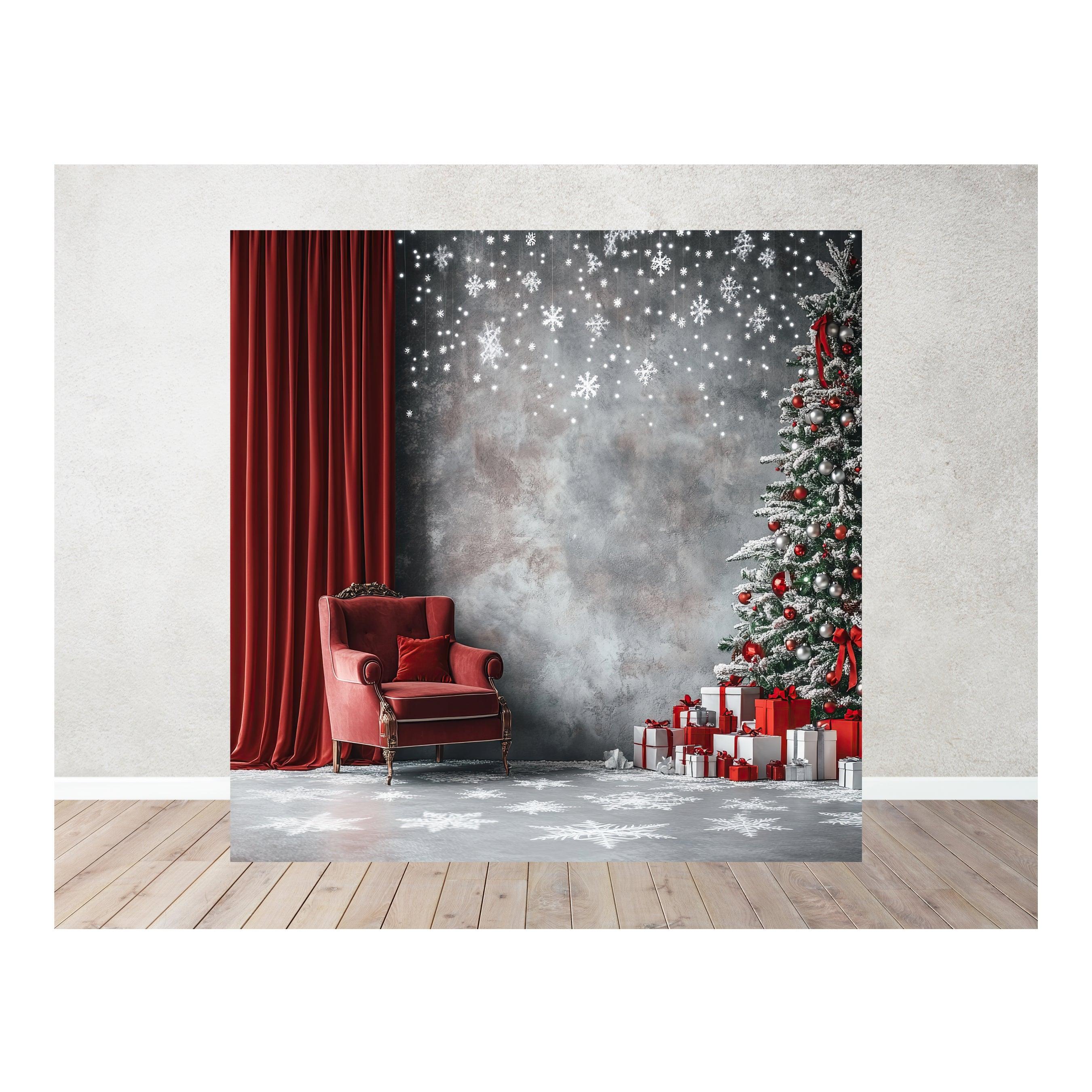 Christmas Theme Backdrop 07 PERSONALISED Pretty UR Party