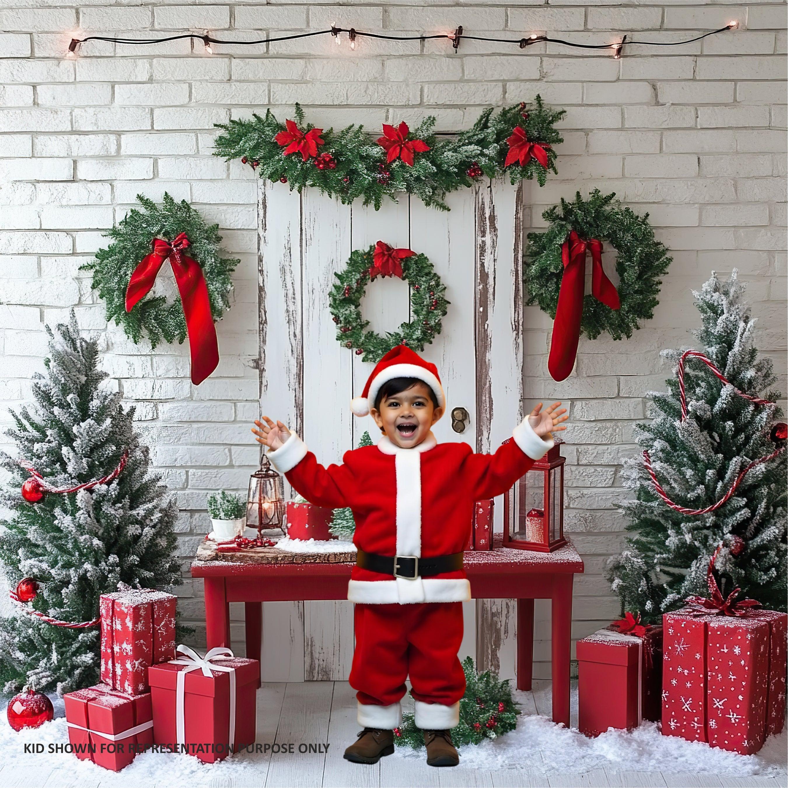 Christmas Theme Backdrop 12 PERSONALISED Pretty UR Party