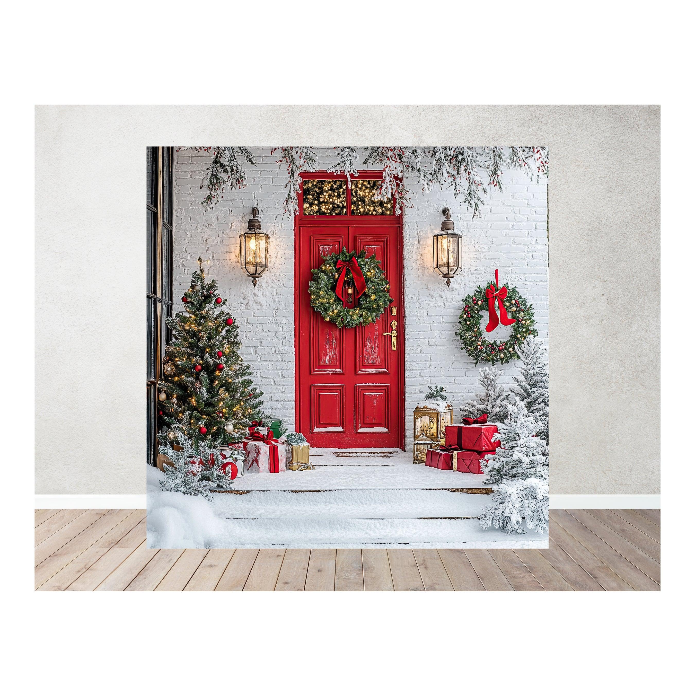 Christmas Theme Backdrop 13 PERSONALISED Pretty UR Party