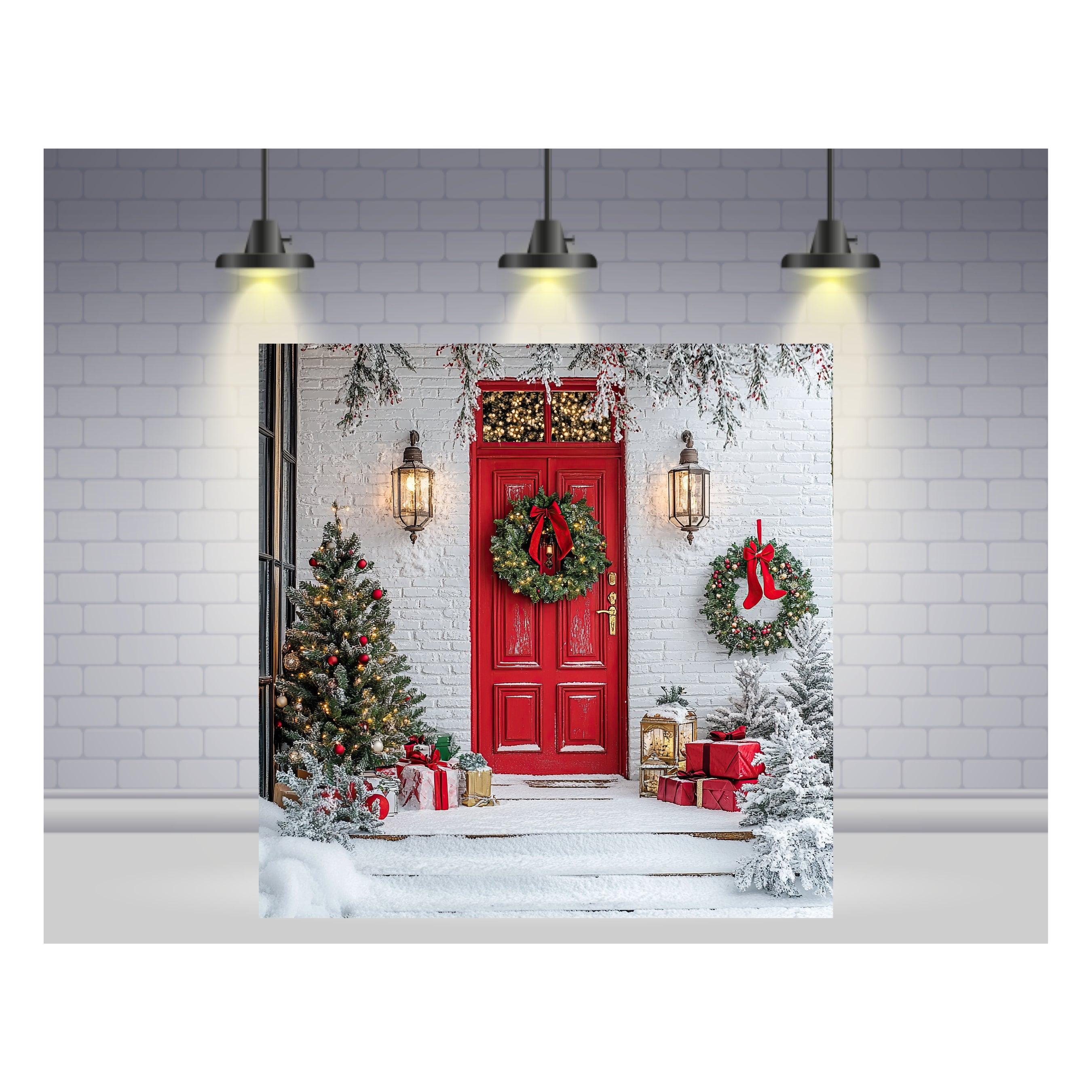 Christmas Theme Backdrop 13 PERSONALISED Pretty UR Party