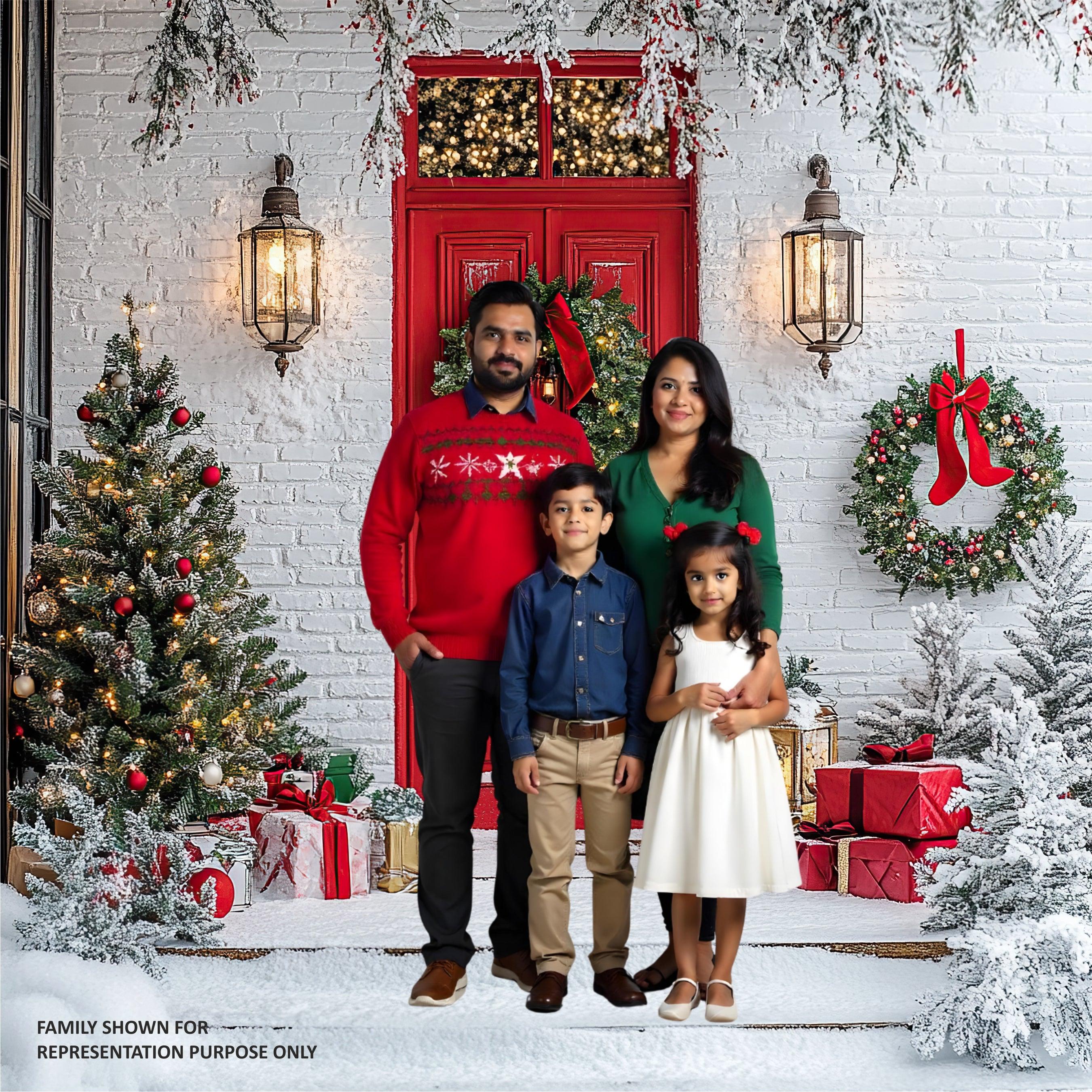 Christmas Theme Backdrop 13 PERSONALISED Pretty UR Party