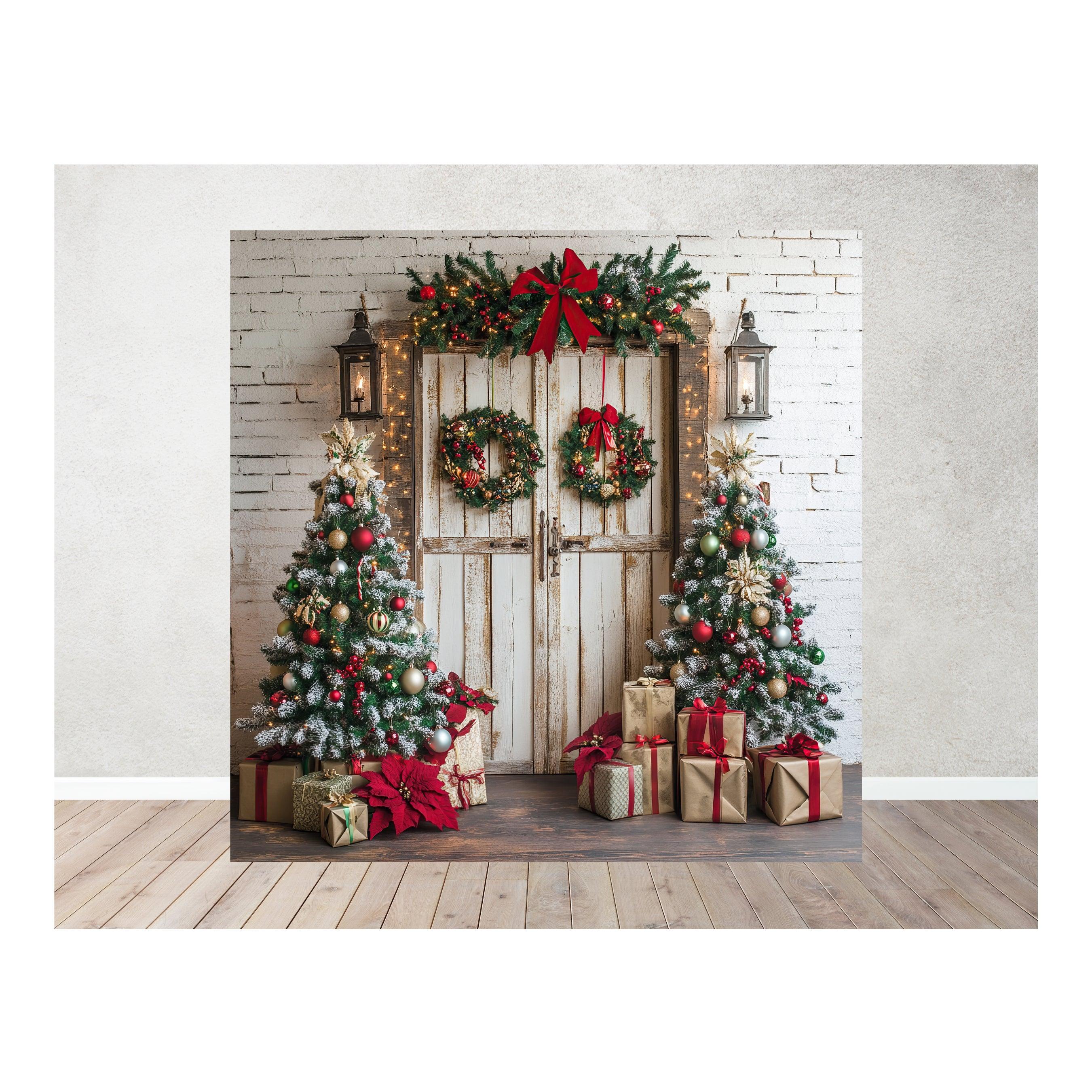 Christmas Theme Backdrop 14 PERSONALISED Pretty UR Party