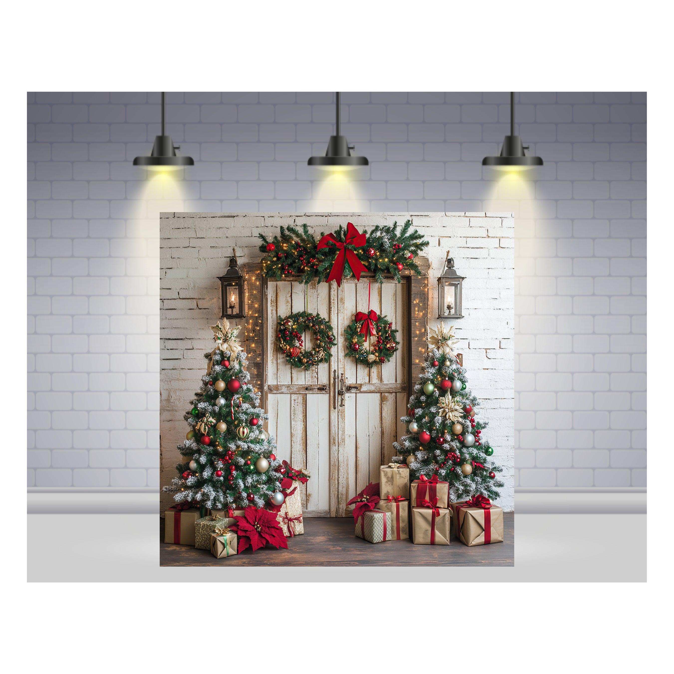 Christmas Theme Backdrop 14 PERSONALISED Pretty UR Party