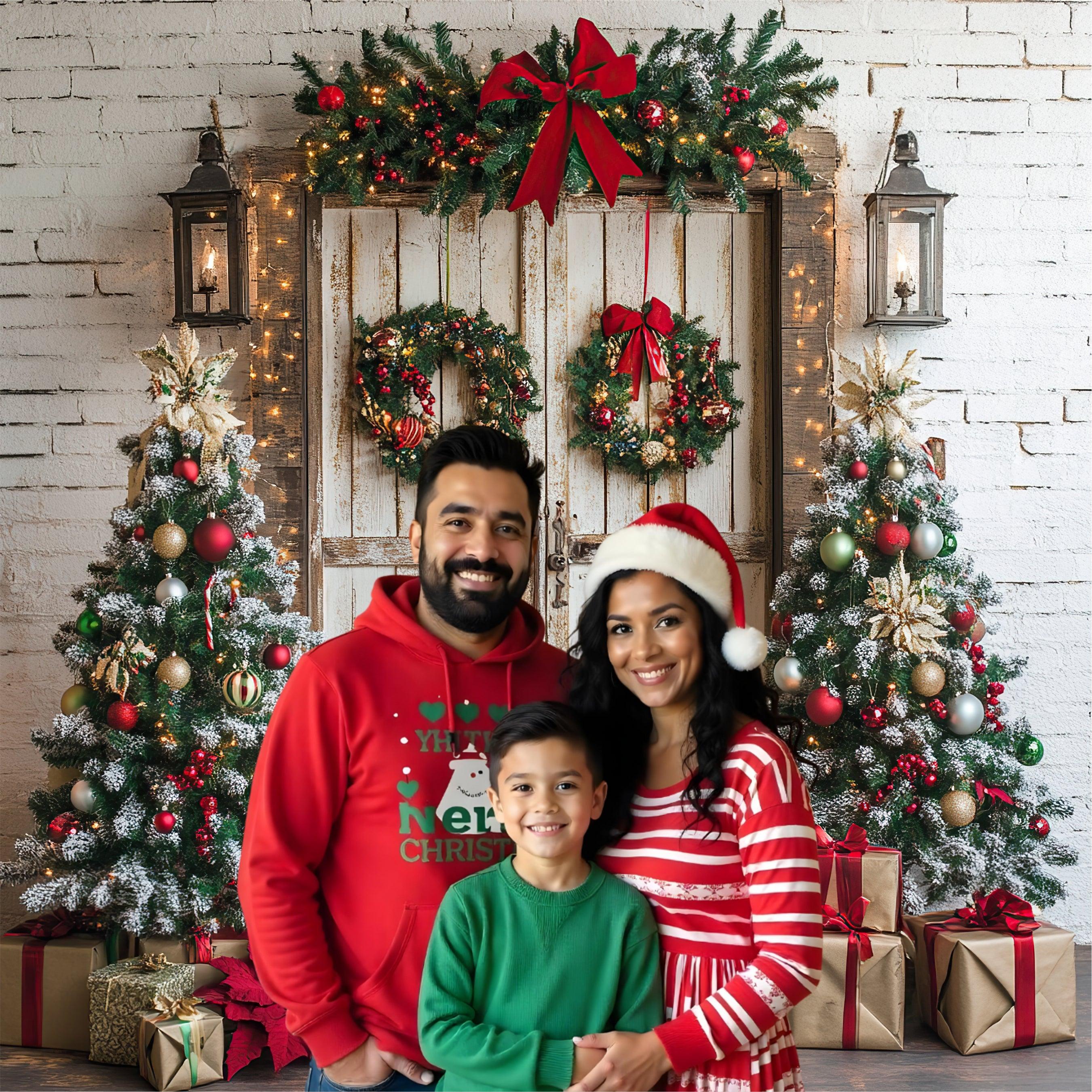 Christmas Theme Backdrop 14 PERSONALISED Pretty UR Party