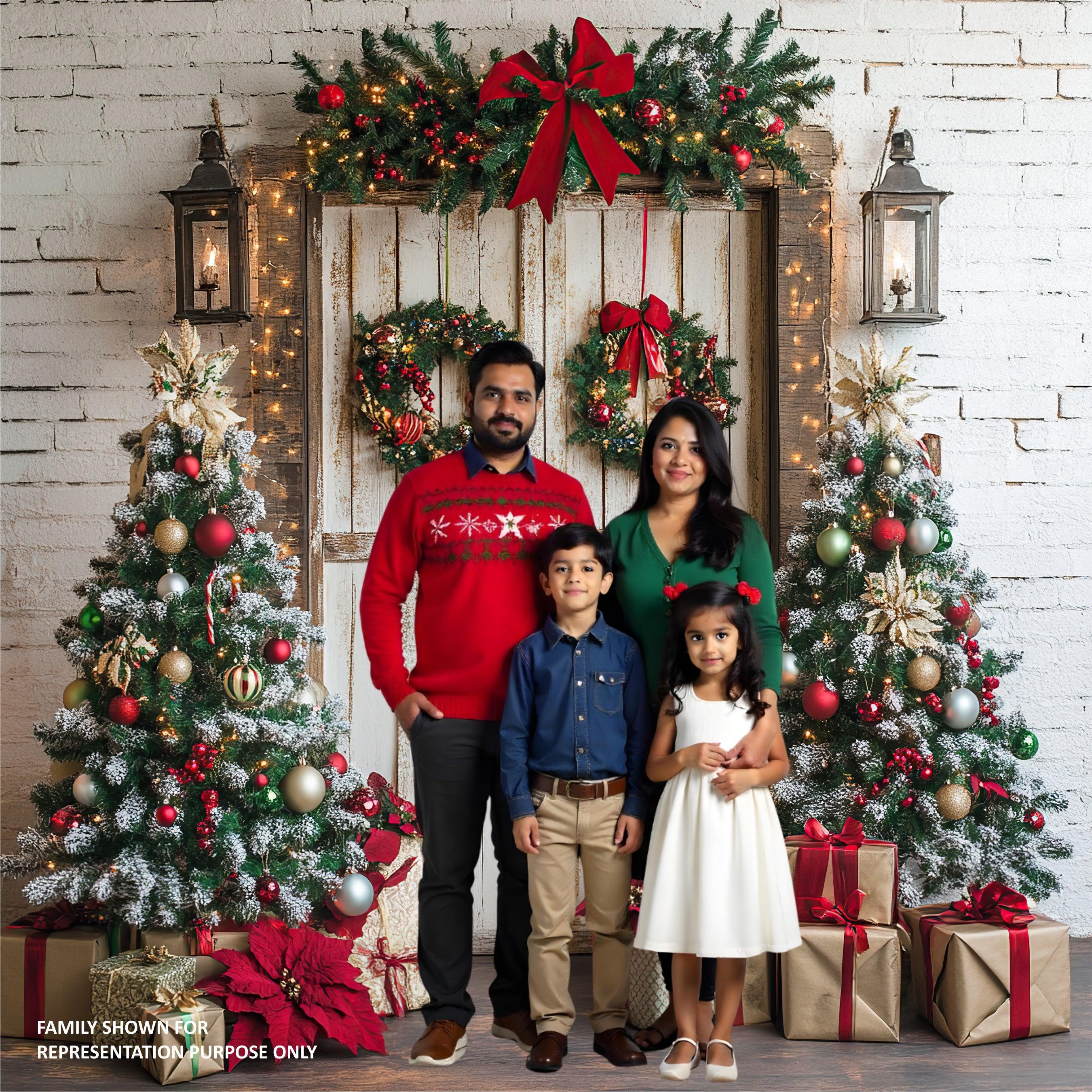 Christmas Theme Backdrop 14 PERSONALISED Pretty UR Party